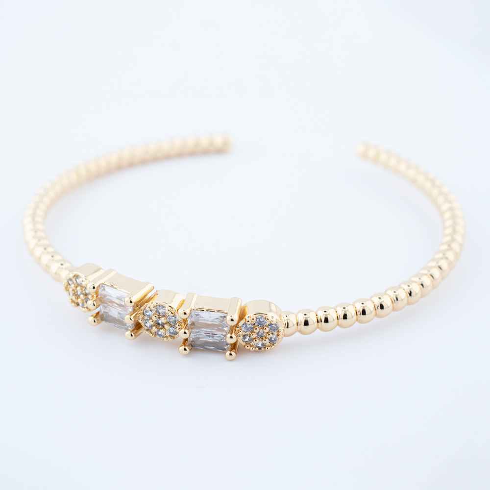 BRAZALETE CHAPA CRYSTIME