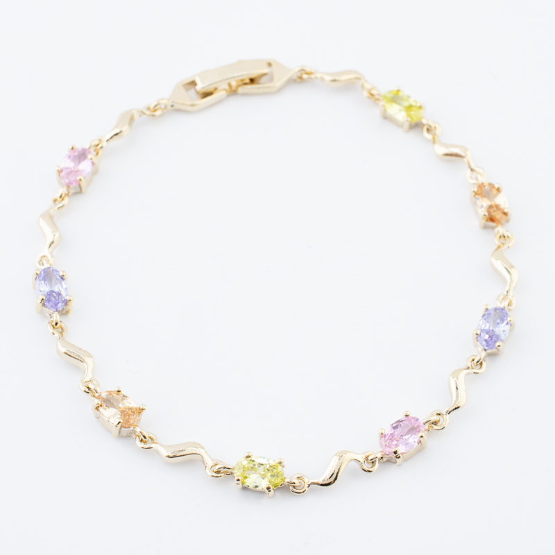 PULSERA CHAPA CRYSTIME