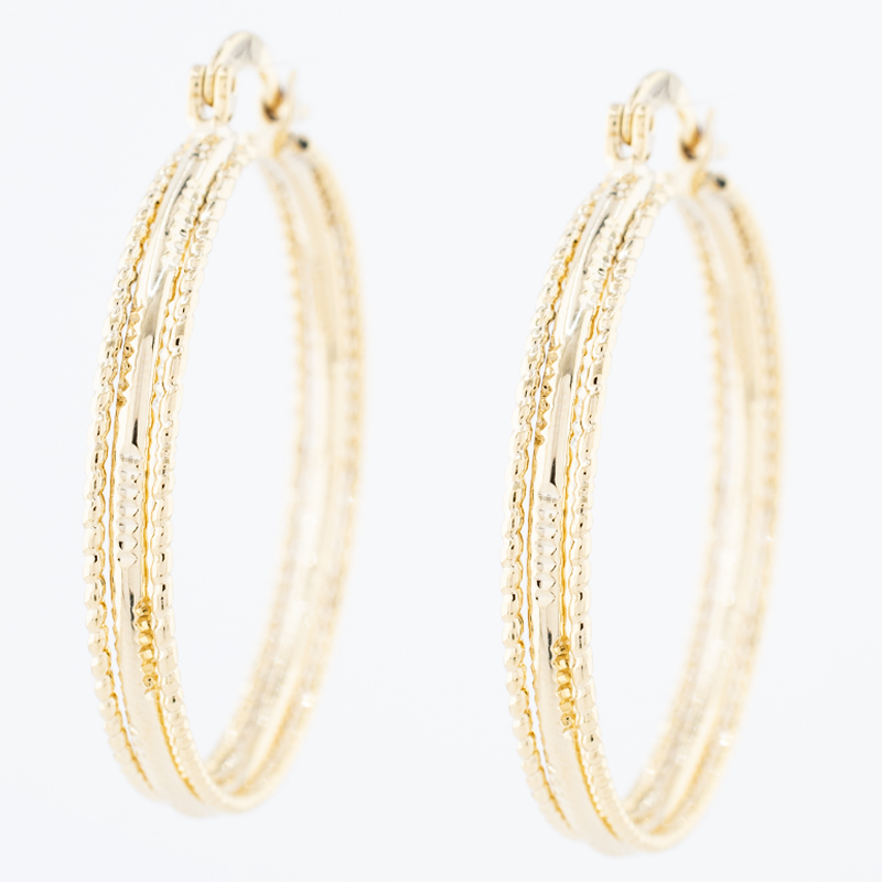 ARRACADA CHAPA GOLDEN CASTING