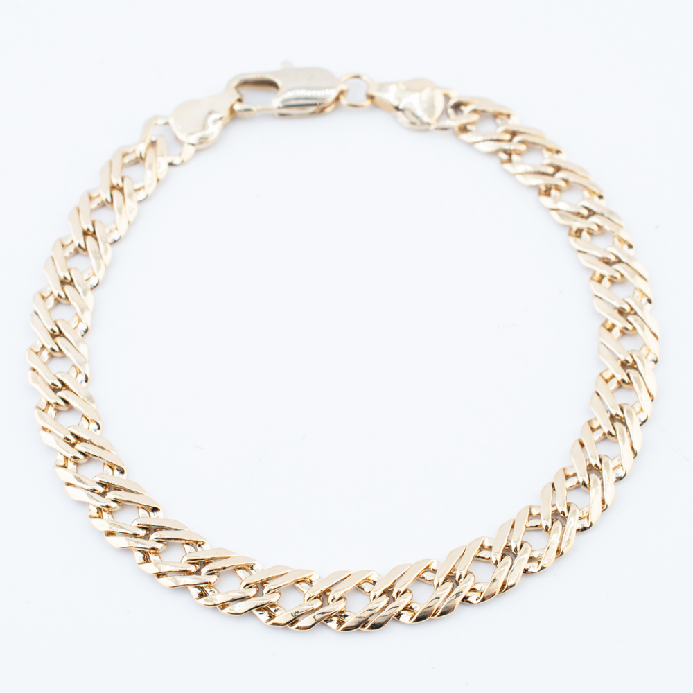 PULSERA CHAPA GOLDEN CASTING