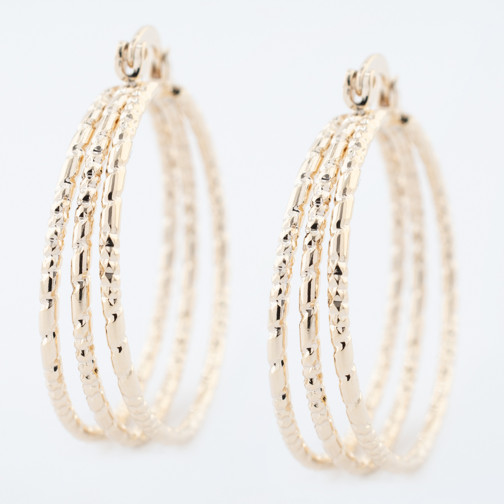 ARRACADA CHAPA GOLDEN CASTING