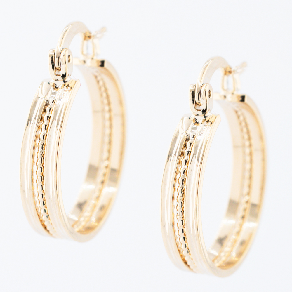 ARRACADA CHAPA GOLDEN CASTING