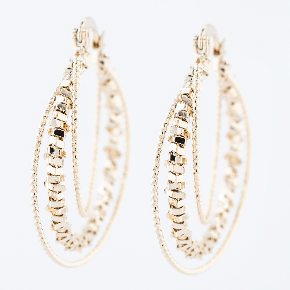 ARRACADA CHAPA GOLDEN CASTING