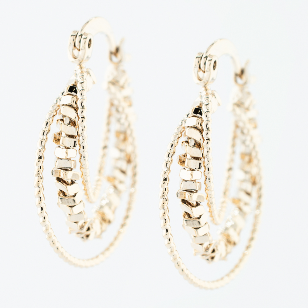 ARRACADA CHAPA GOLDEN CASTING