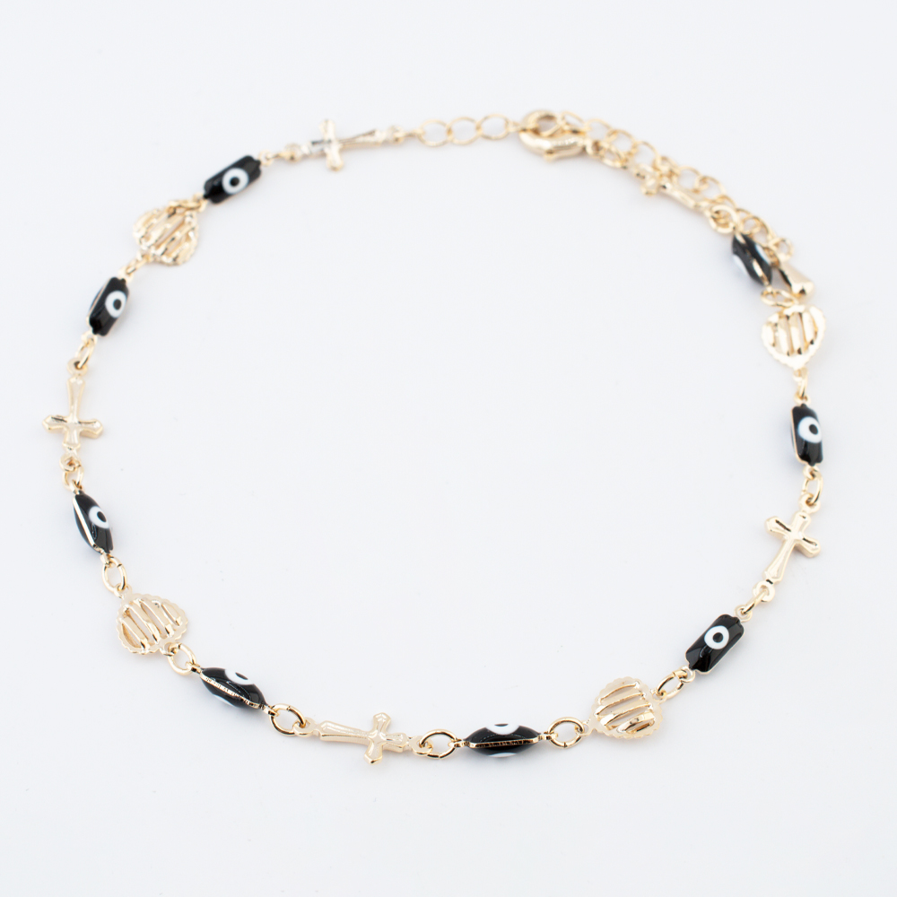 PULSERA CHAPA GOLDEN COLORS