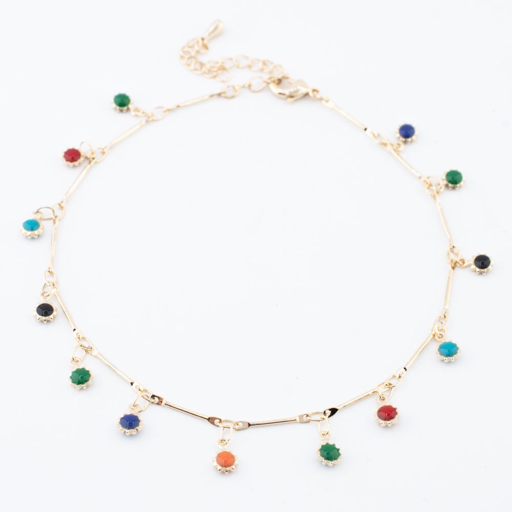PULSERA CHAPA GOLDEN COLORS