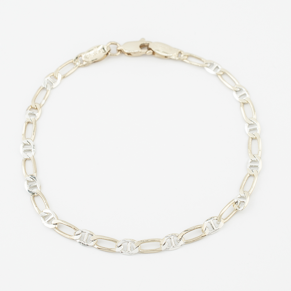 PULSERA BITONO GOLDEN CASTING