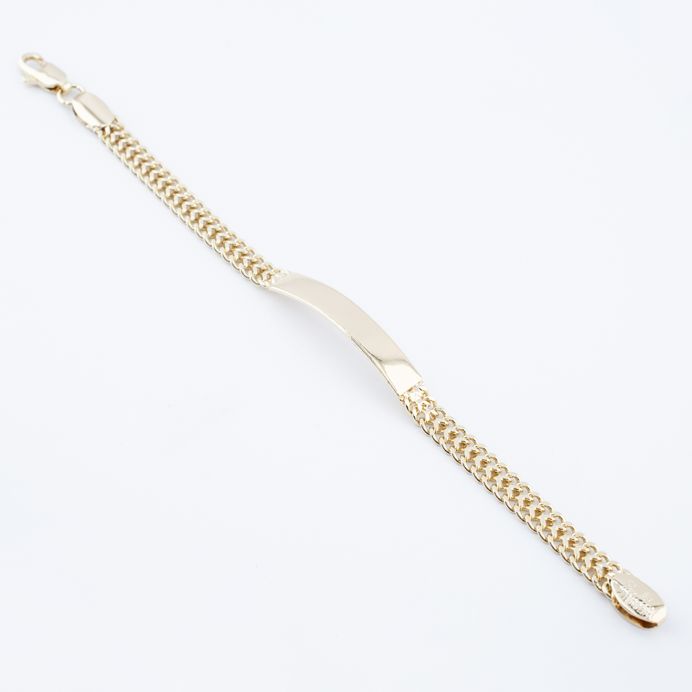 PULSERA CHAPA GOLDEN CASTING