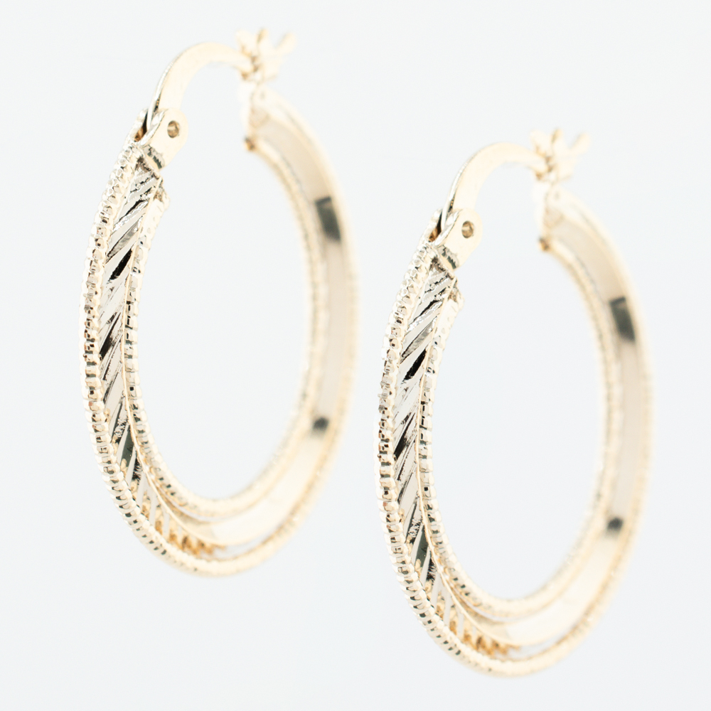 ARRACADA CHAPA GOLDEN CASTING