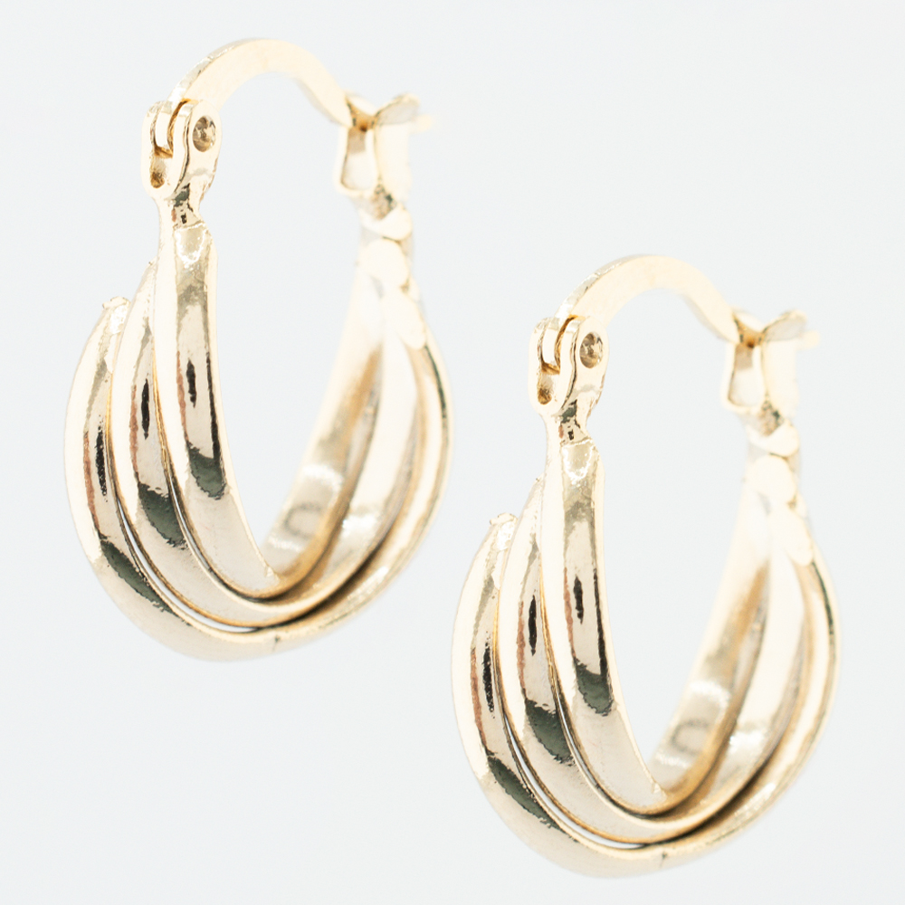 ARRACADA CHAPA GOLDEN CASTING