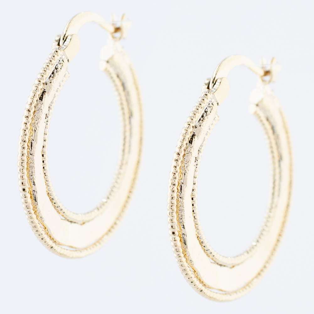 ARRACADA CHAPA GOLDEN CASTING