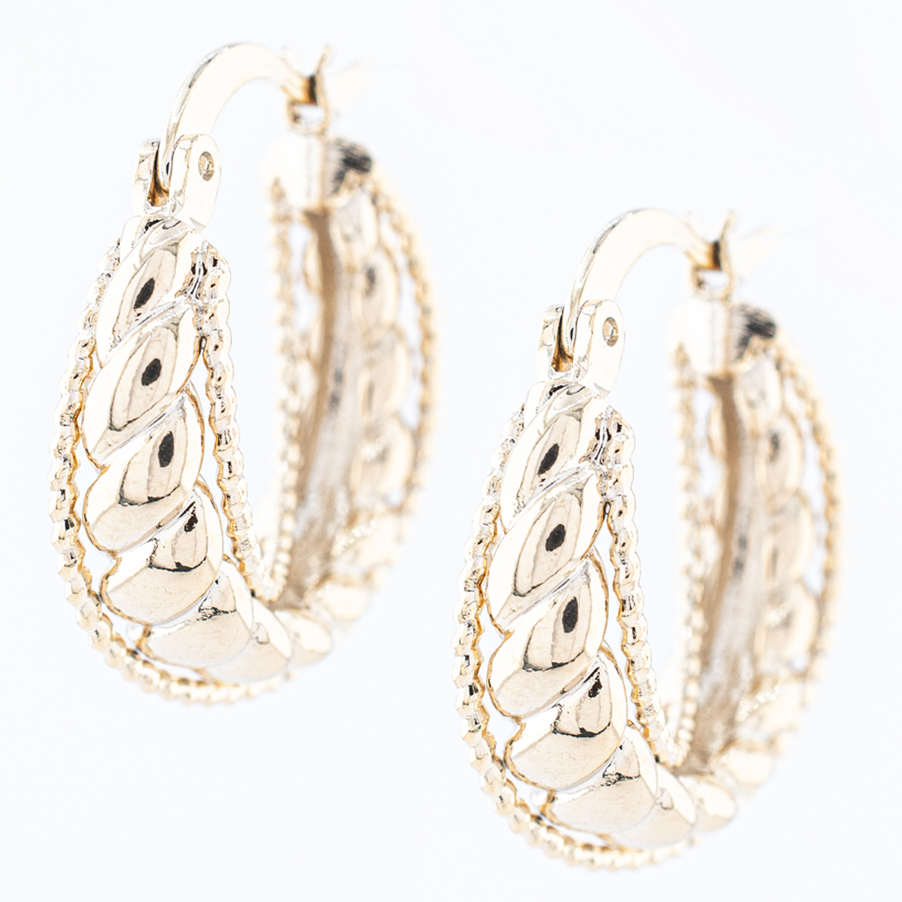 ARRACADA CHAPA GOLDEN CASTING