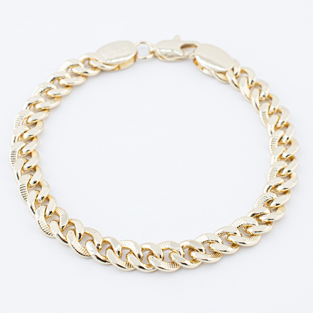 PULSERA CHAPA GOLDEN CASTING