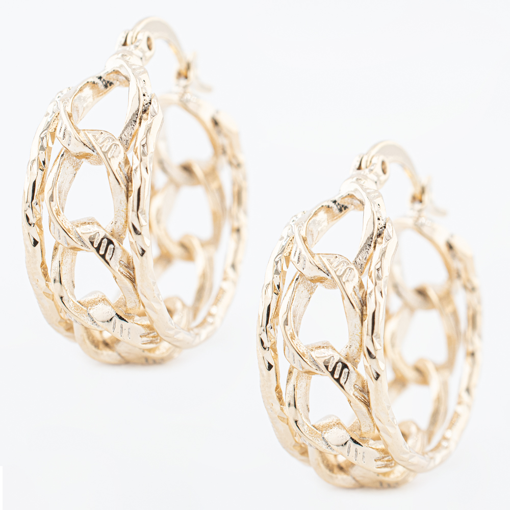 ARRACADA CHAPA GOLDEN CASTING