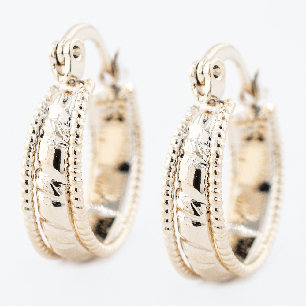 ARRACADA CHAPA GOLDEN CASTING