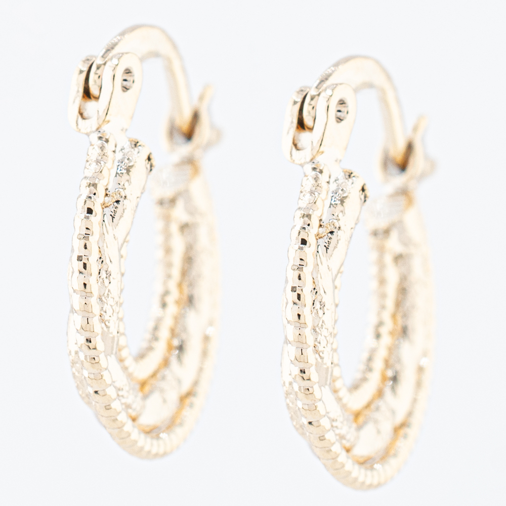 ARRACADA CHAPA GOLDEN CASTING