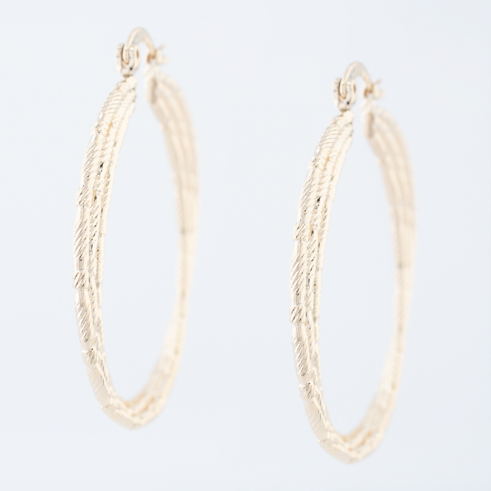 ARRACADA CHAPA GOLDEN CASTING