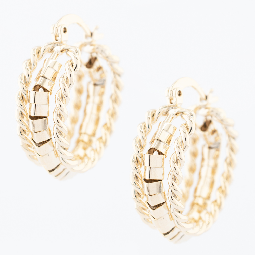 ARRACADA CHAPA GOLDEN CASTING