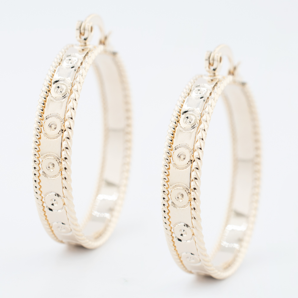ARRACADA CHAPA GOLDEN CASTING