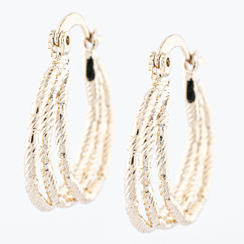 ARRACADA CHAPA GOLDEN CASTING