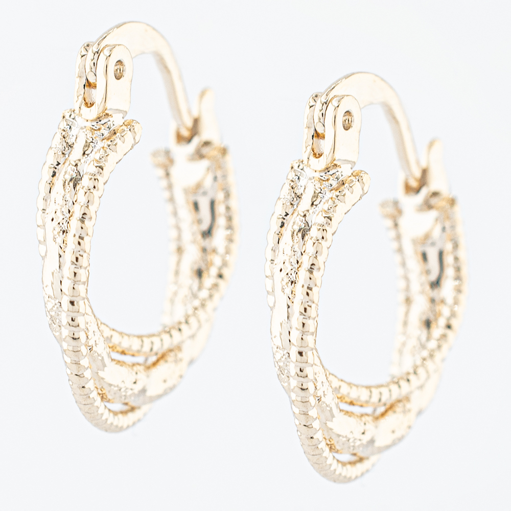 ARRACADA CHAPA GOLDEN CASTING