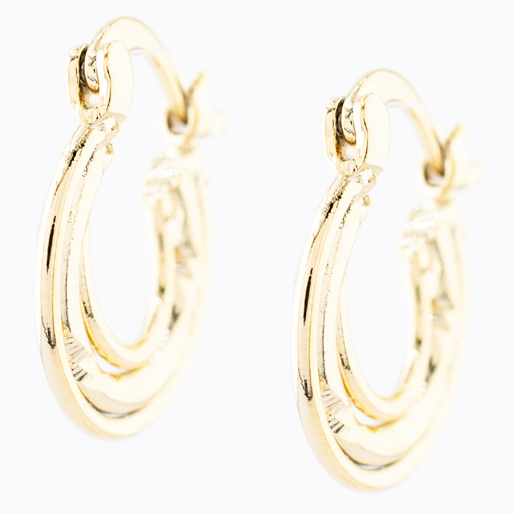ARRACADA CHAPA GOLDEN CASTING
