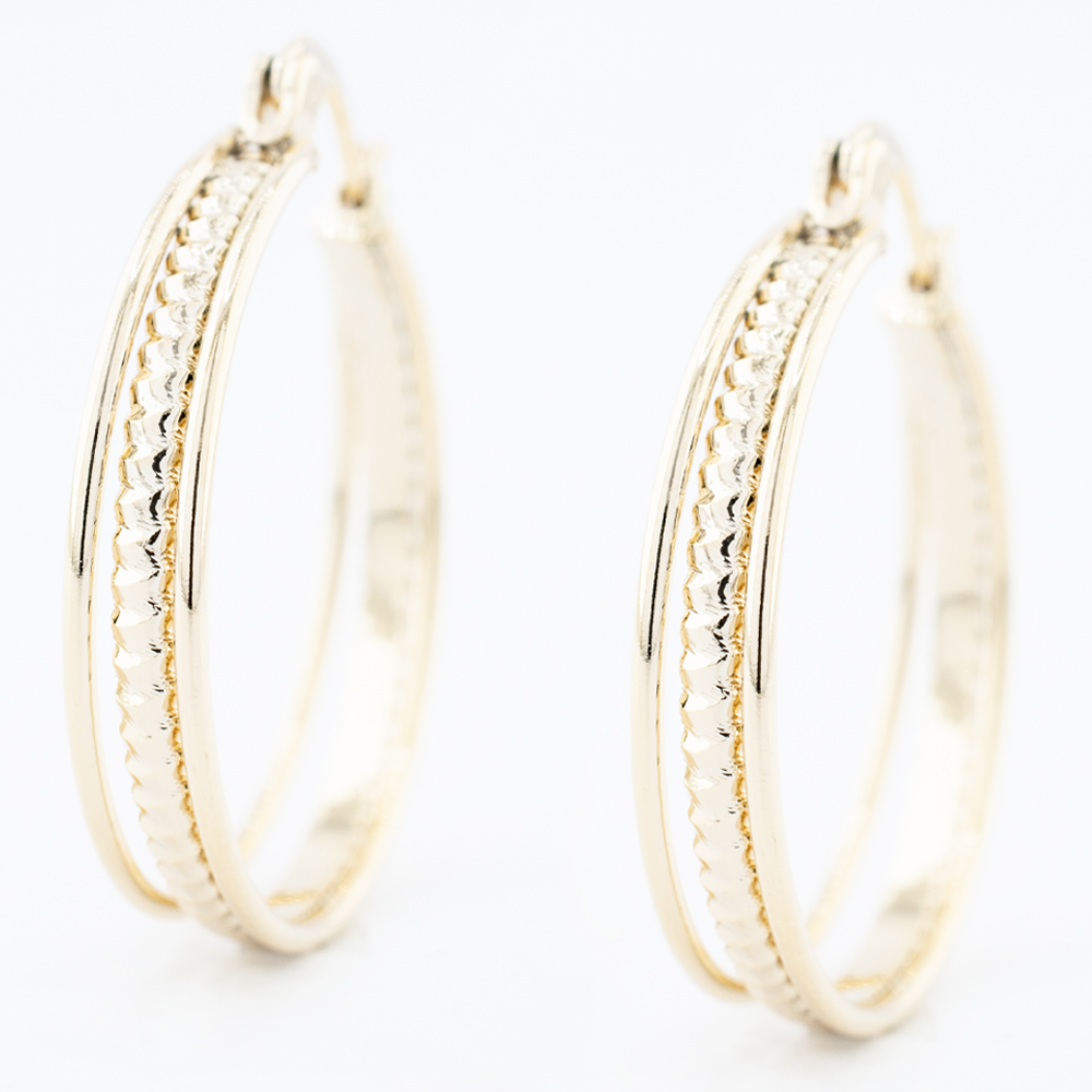 ARRACADA CHAPA GOLDEN CASTING