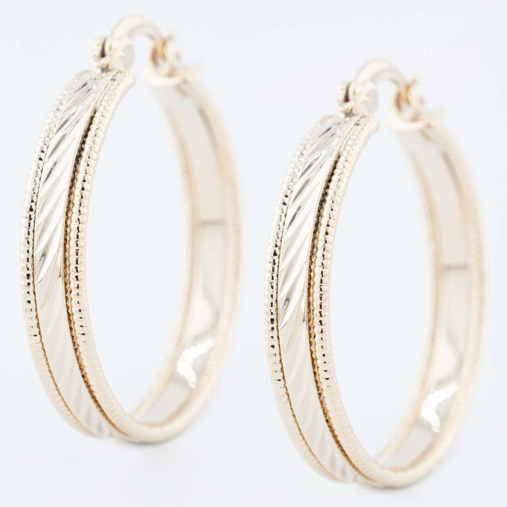 ARRACADA CHAPA GOLDEN CASTING