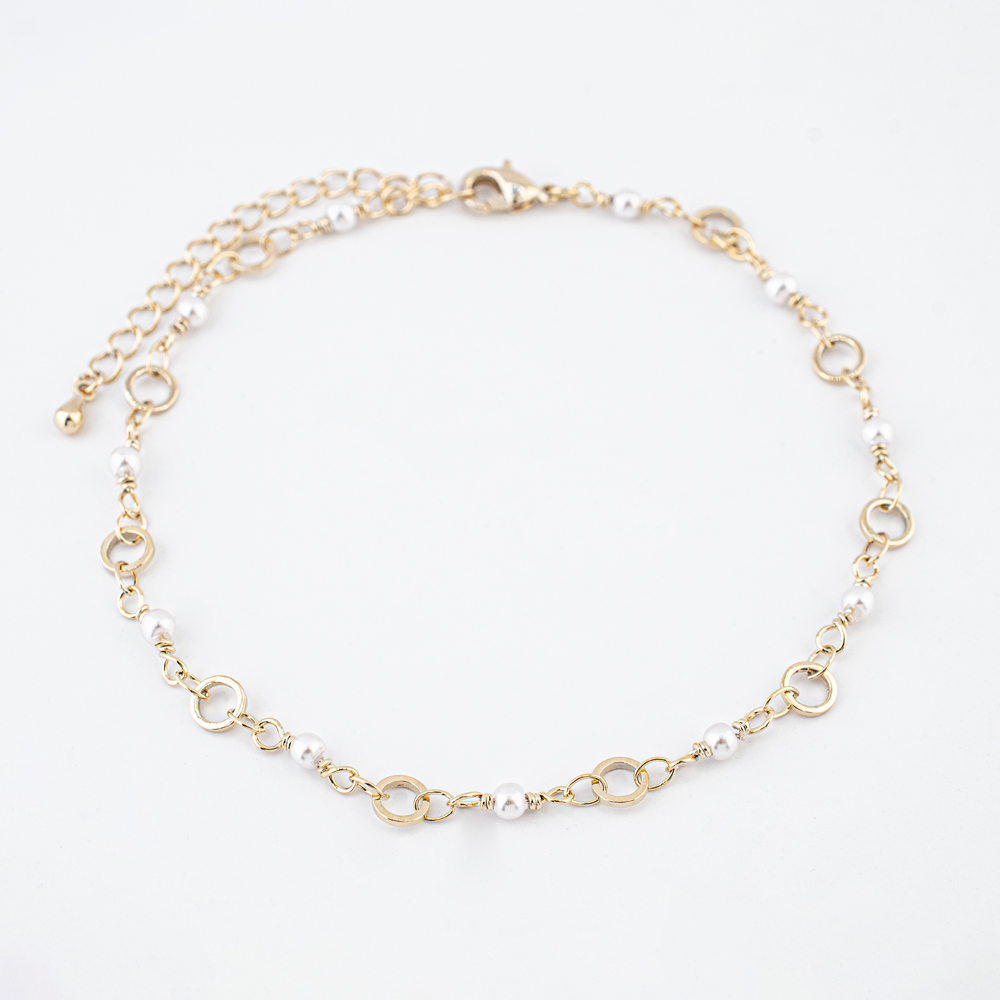 PULSERA CHAPA PEARLTIME