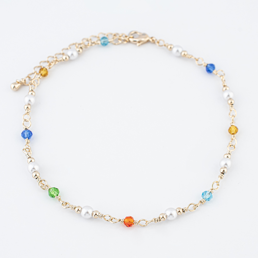 PULSERA CHAPA PEARLTIME