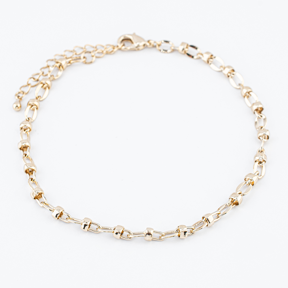 PULSERA CHAPA GOLDEN CASTING