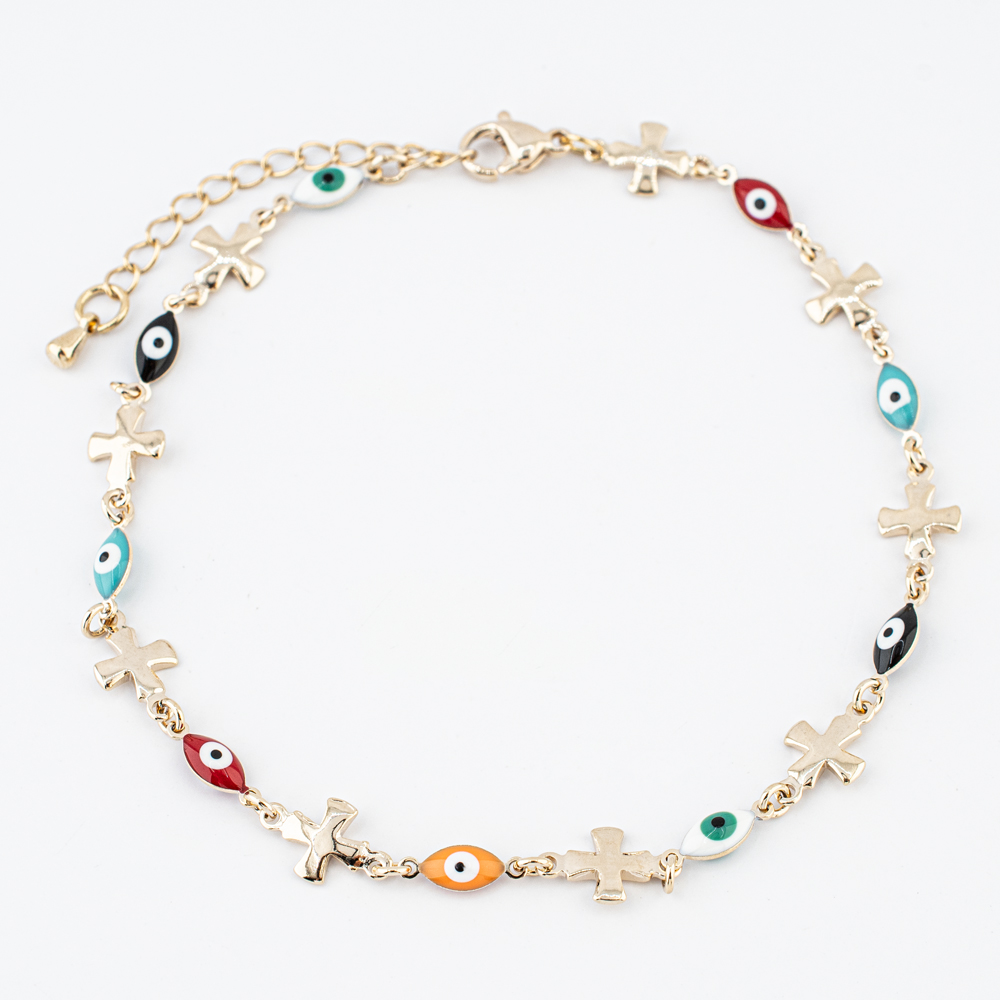 PULSERA CHAPA GOLDEN COLORS