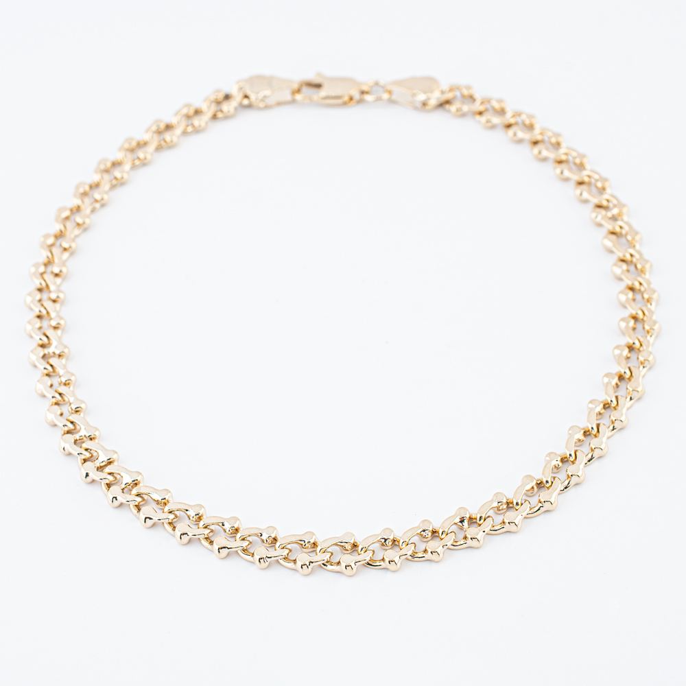 PULSERA CHAPA GOLDEN CASTING