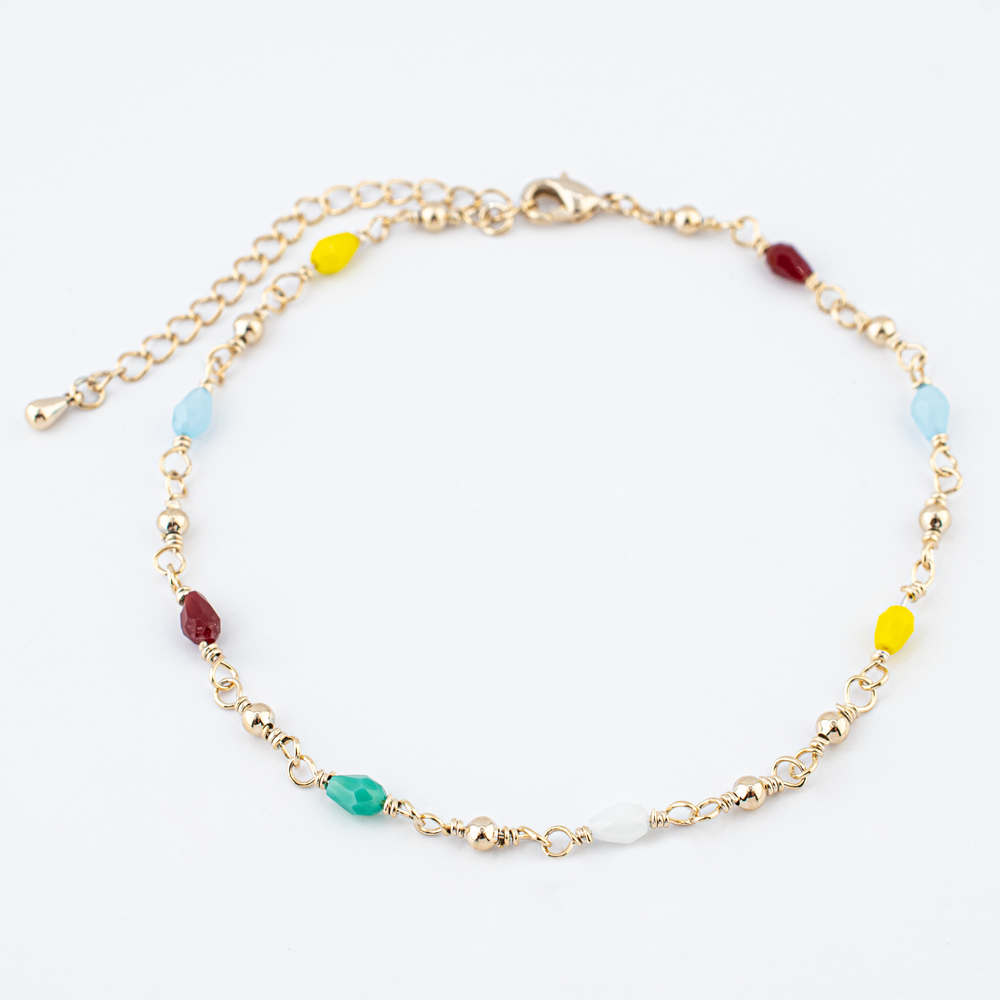 PULSERA CHAPA GOLDEN COLORS