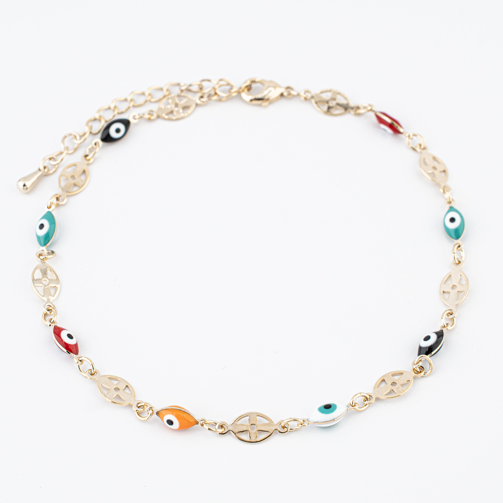 PULSERA CHAPA GOLDEN COLORS