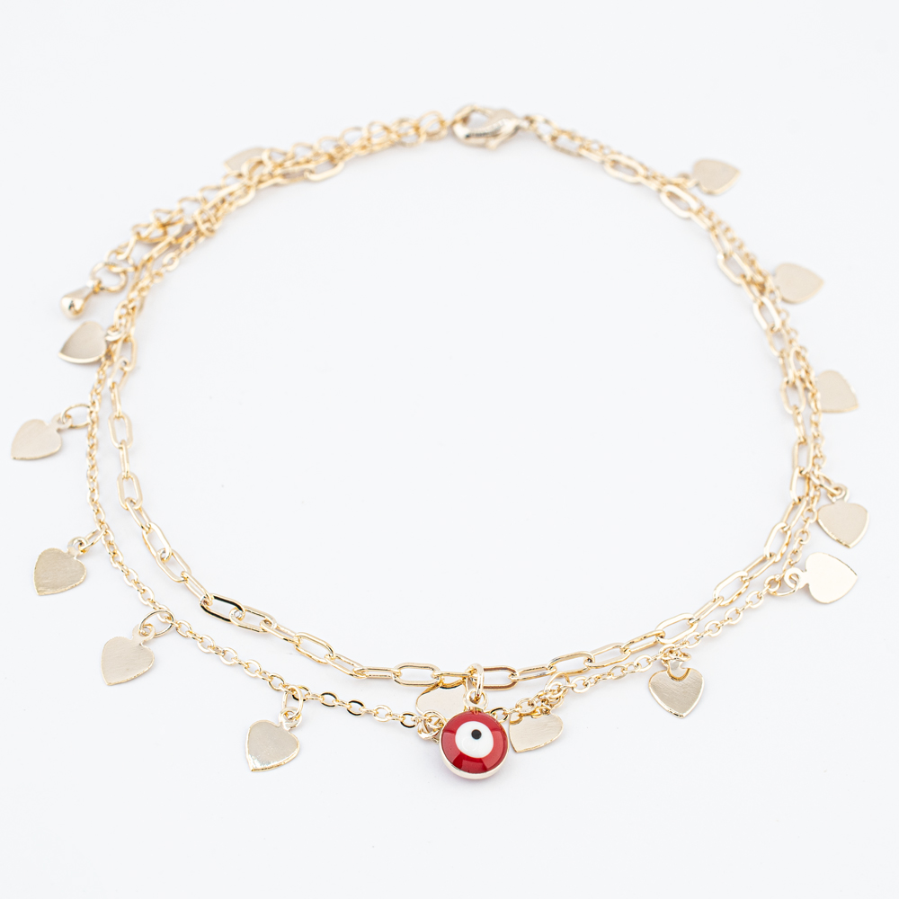 PULSERA CHAPA GOLDEN COLORS