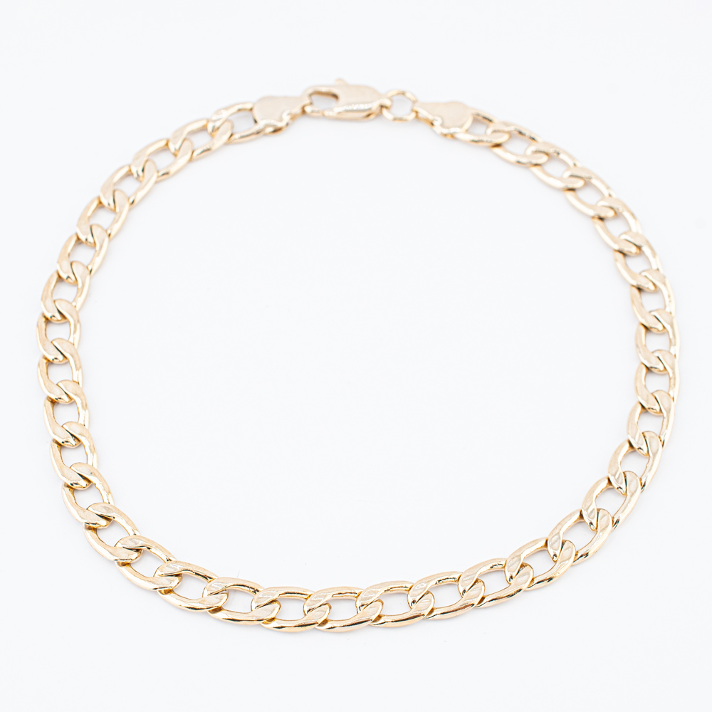 PULSERA CHAPA GOLDEN CASTING