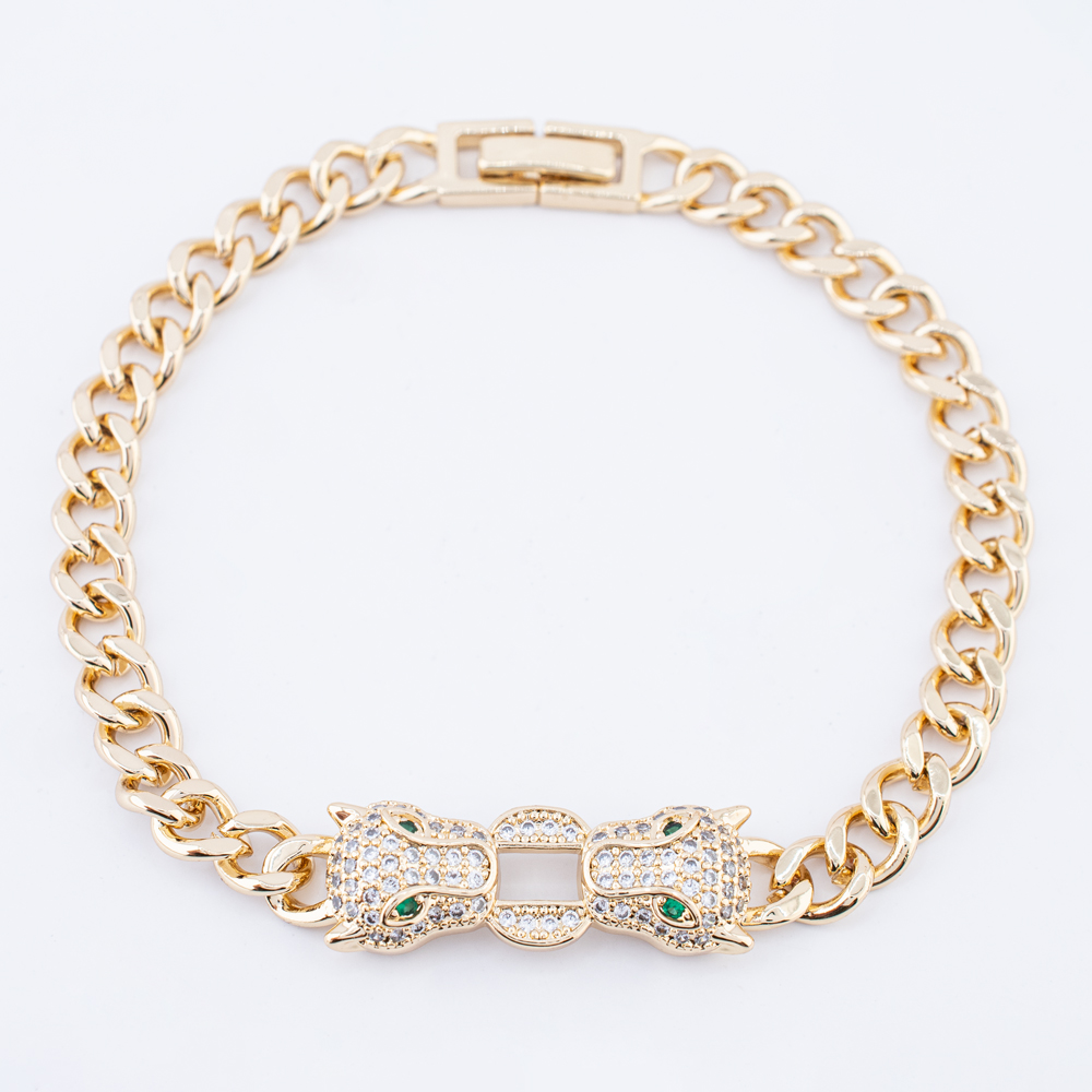 PULSERA CHAPA CRYSTIME
