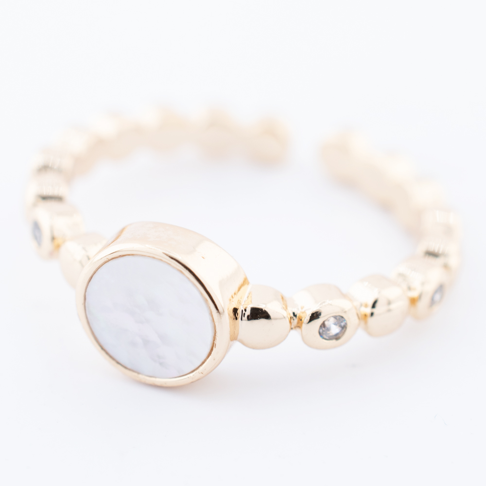 ANILLO  CHAPA GOLDEN STONE