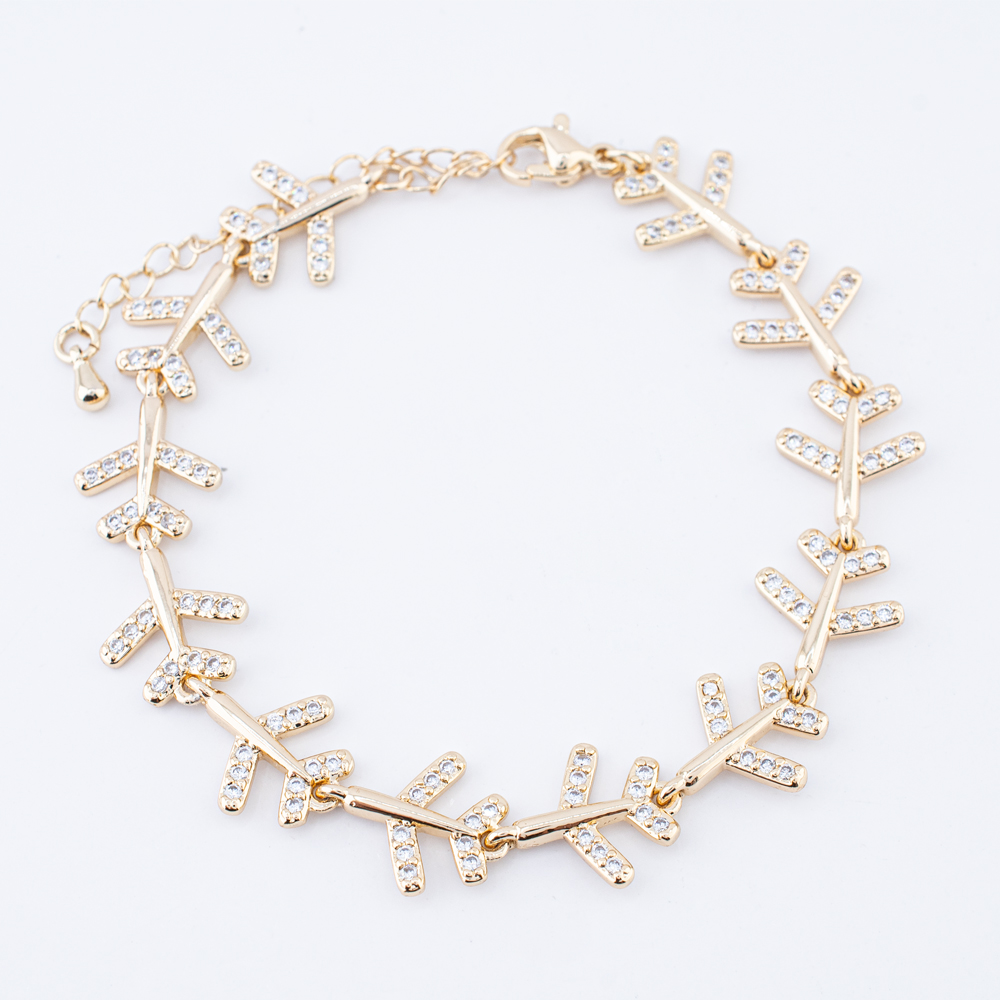 PULSERA CHAPA CRYSTIME