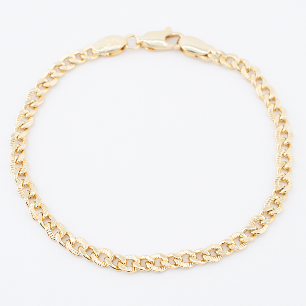 PULSERA CHAPA GOLDEN CASTING