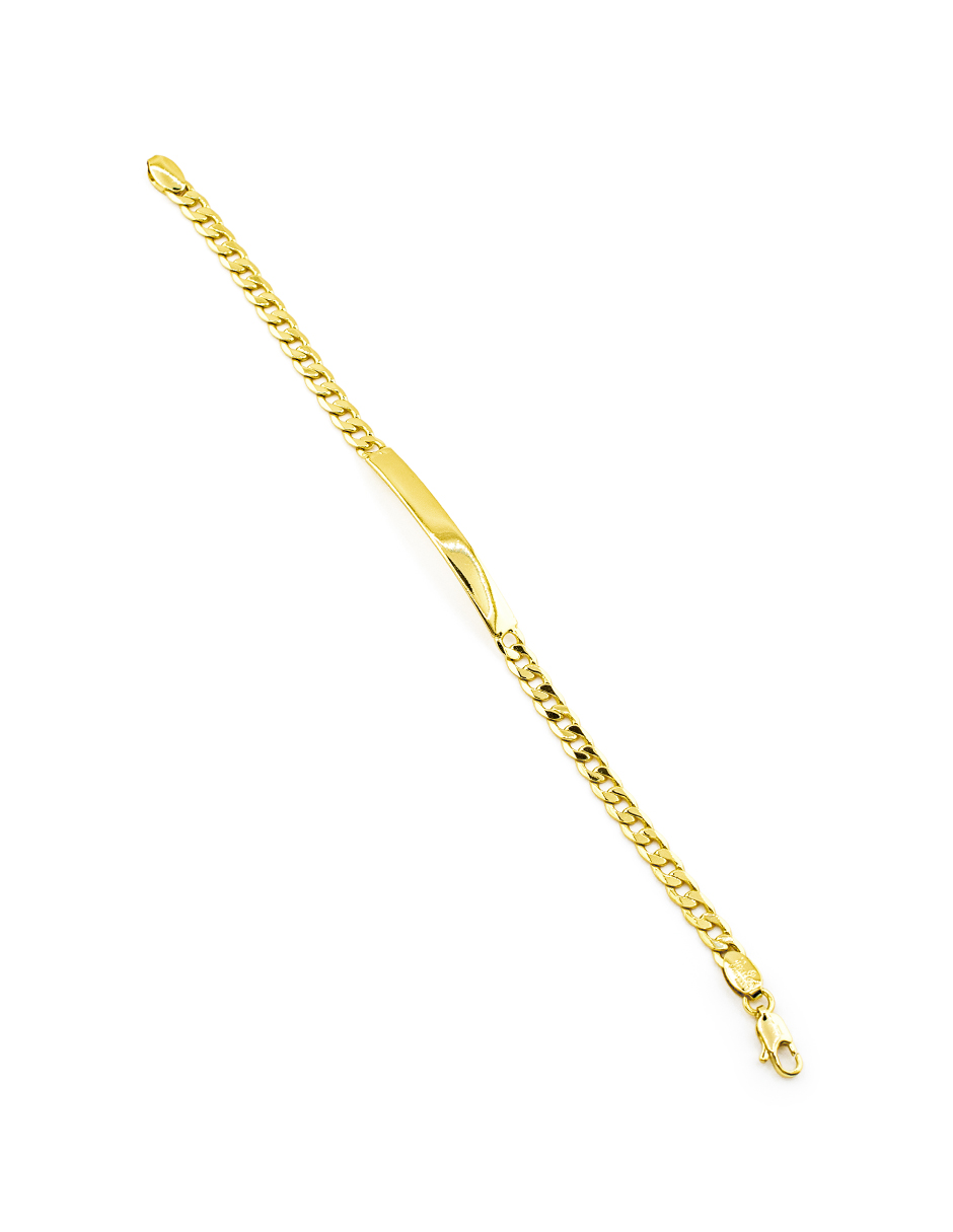 PULSERA CHAPA GOLDEN CASTING