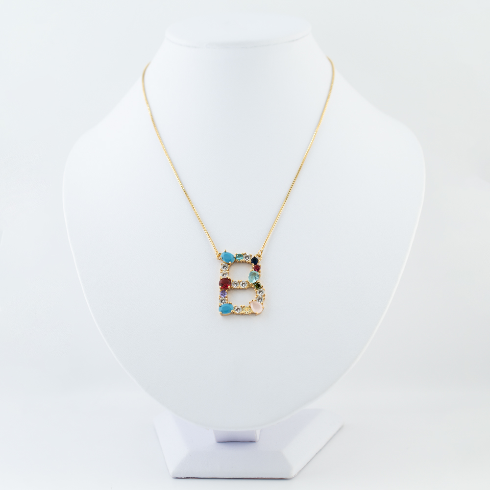 COLLAR CHAPA GOLDEN RAINBOW