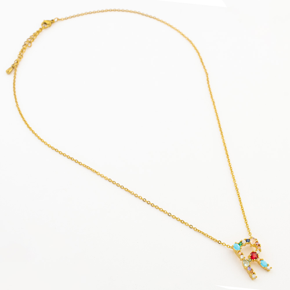 COLLAR CHAPA GOLDEN RAINBOW
