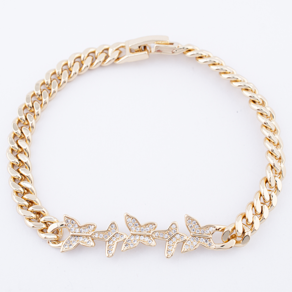 PULSERA CHAPA CRYSTIME
