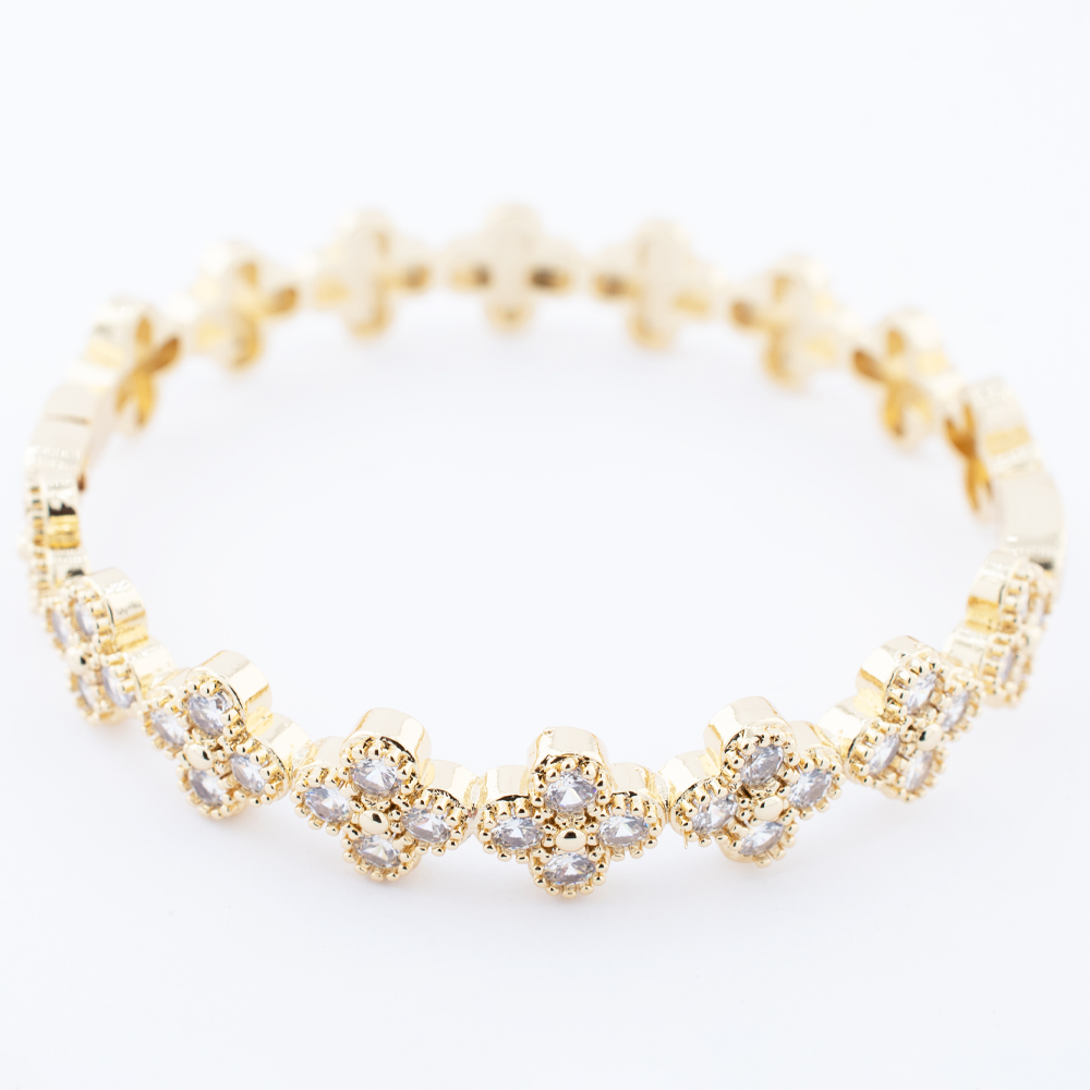 BRAZALETE CHAPA CRYSTIME