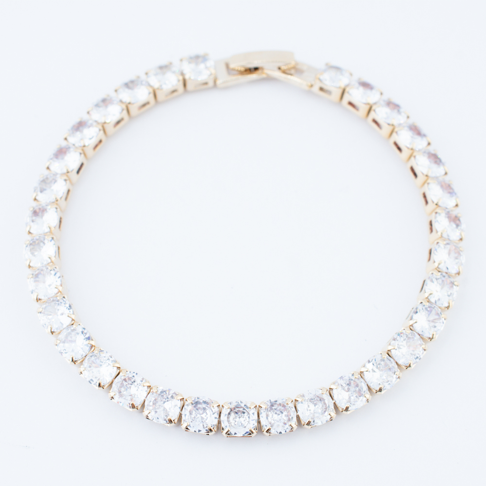PULSERA CHAPA CRYSTIME