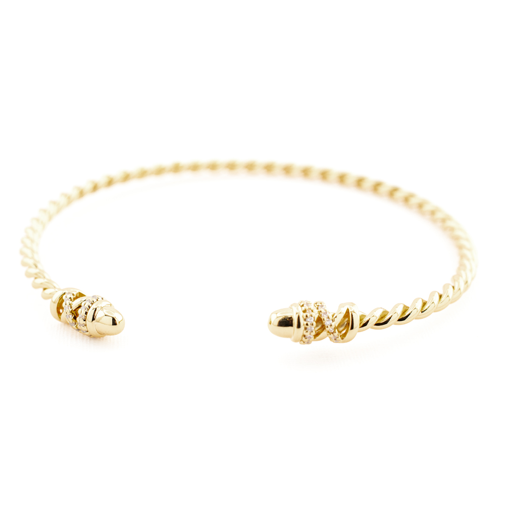 BRAZALETE CHAPA CRYSTIME