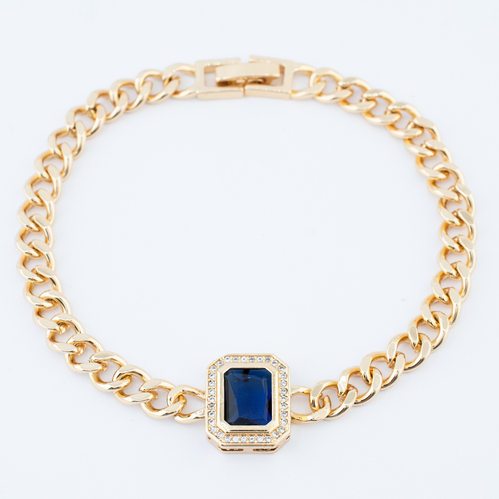 PULSERA CHAPA CRYSTIME