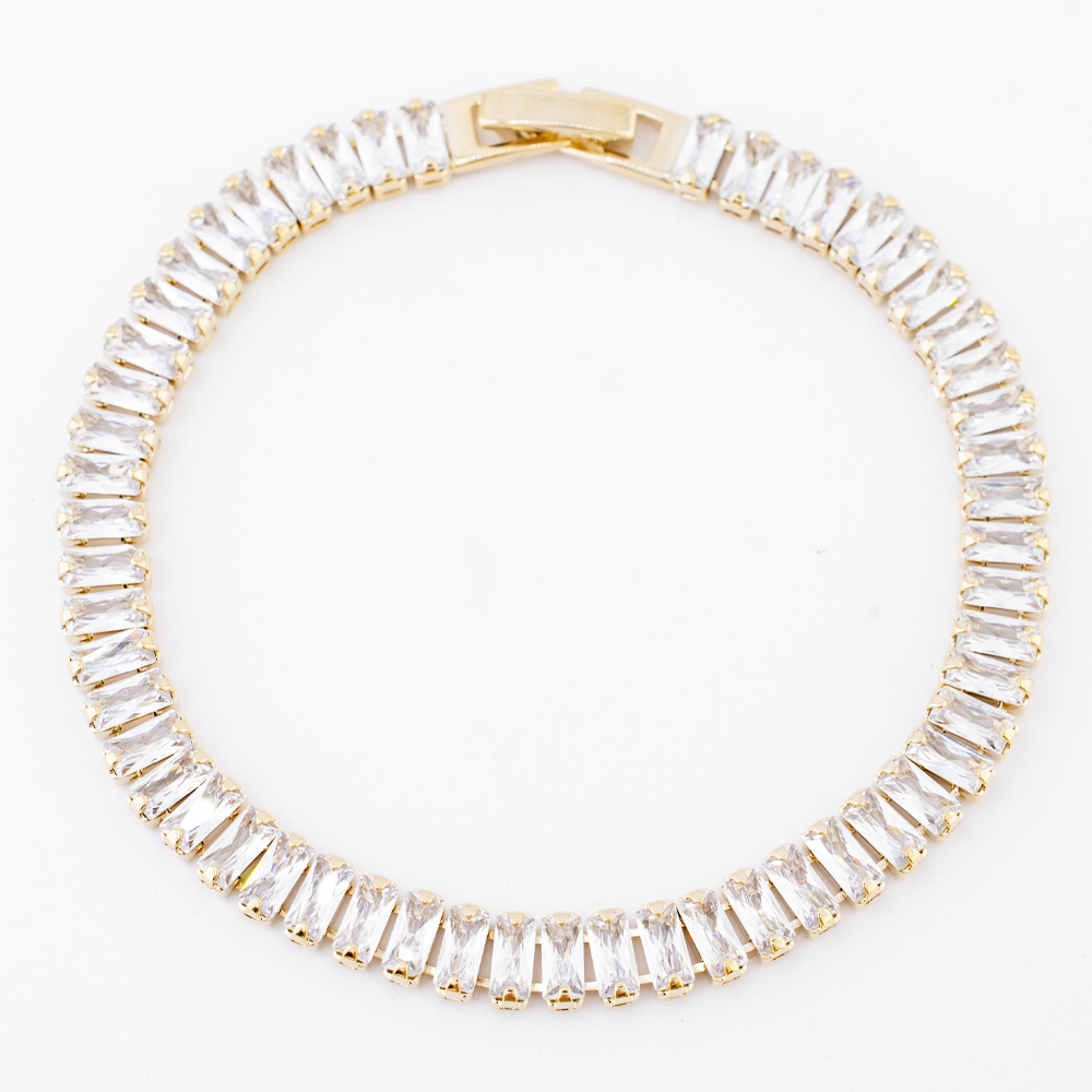 PULSERA CHAPA CRYSTIME